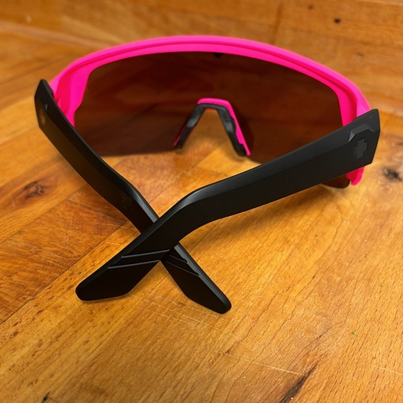 Brand new: SPY Monolith 5050 62MM Cylindrical Shield Sunglasses Hot Pink